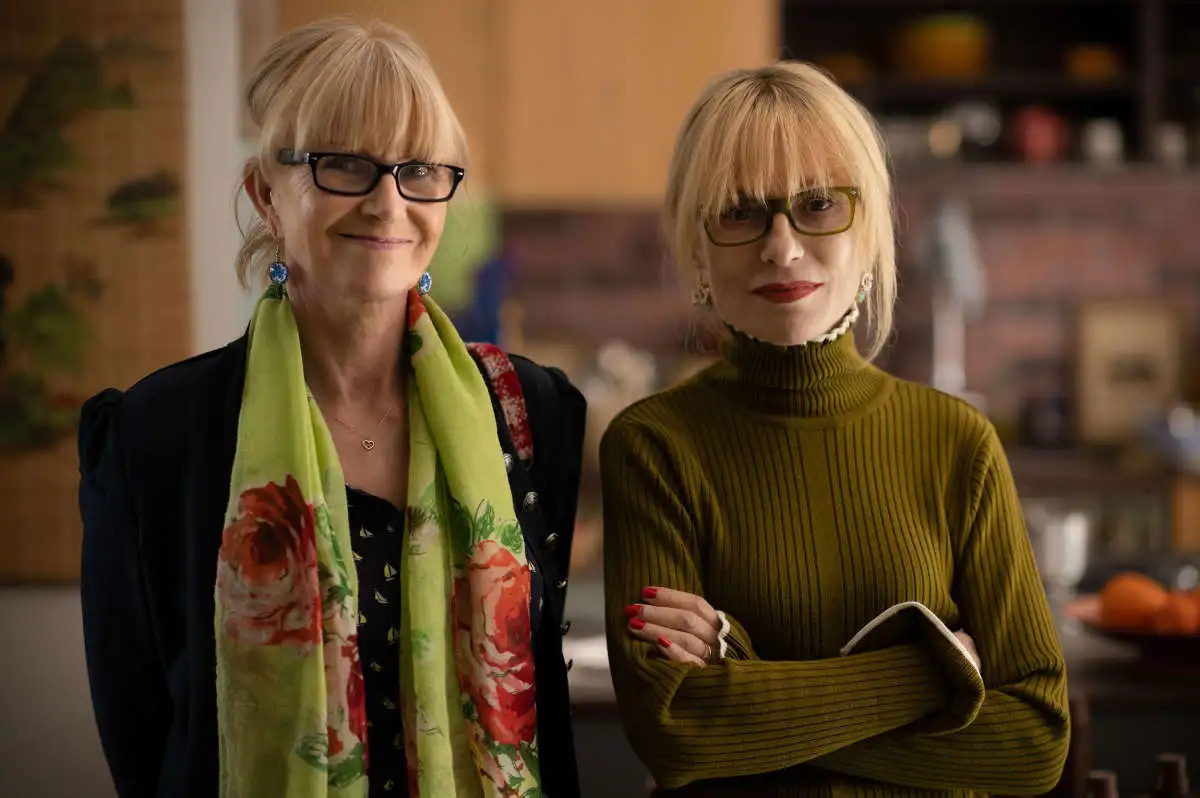 Maureen Kearney with Isabelle Hupert